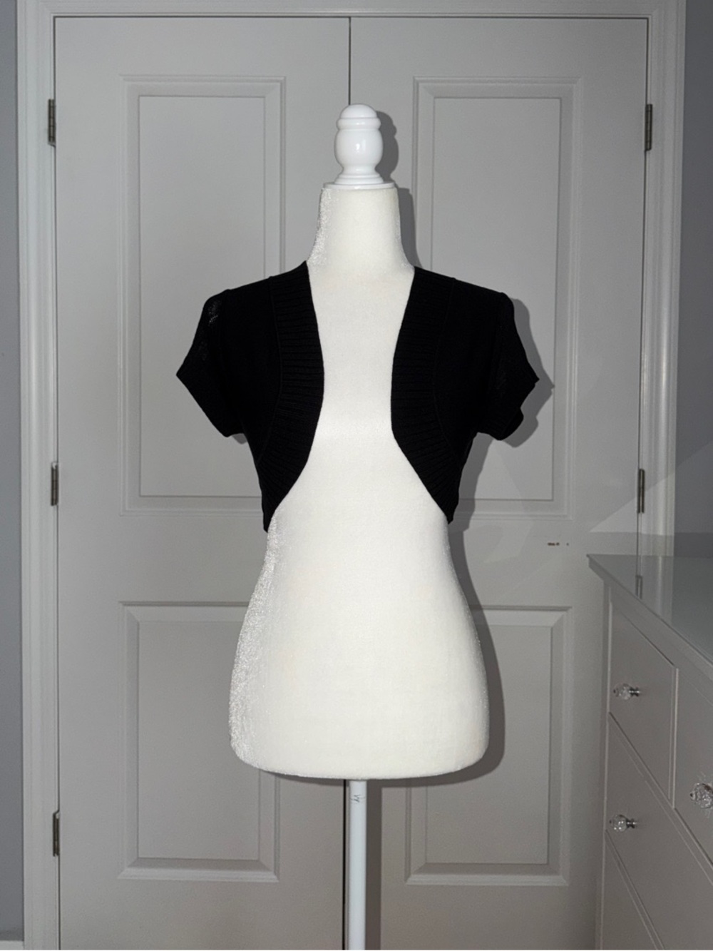 Love Culture Black Bolero Shrug